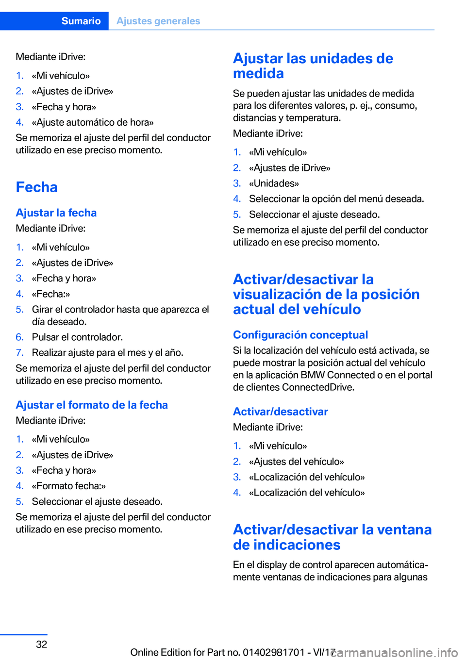 BMW M4 2018  Manuales de Empleo (in Spanish) �M�e�d�i�a�n�t�e� �i�D�r�i�v�e�:�1�.�«�M�i� �v�e�h�