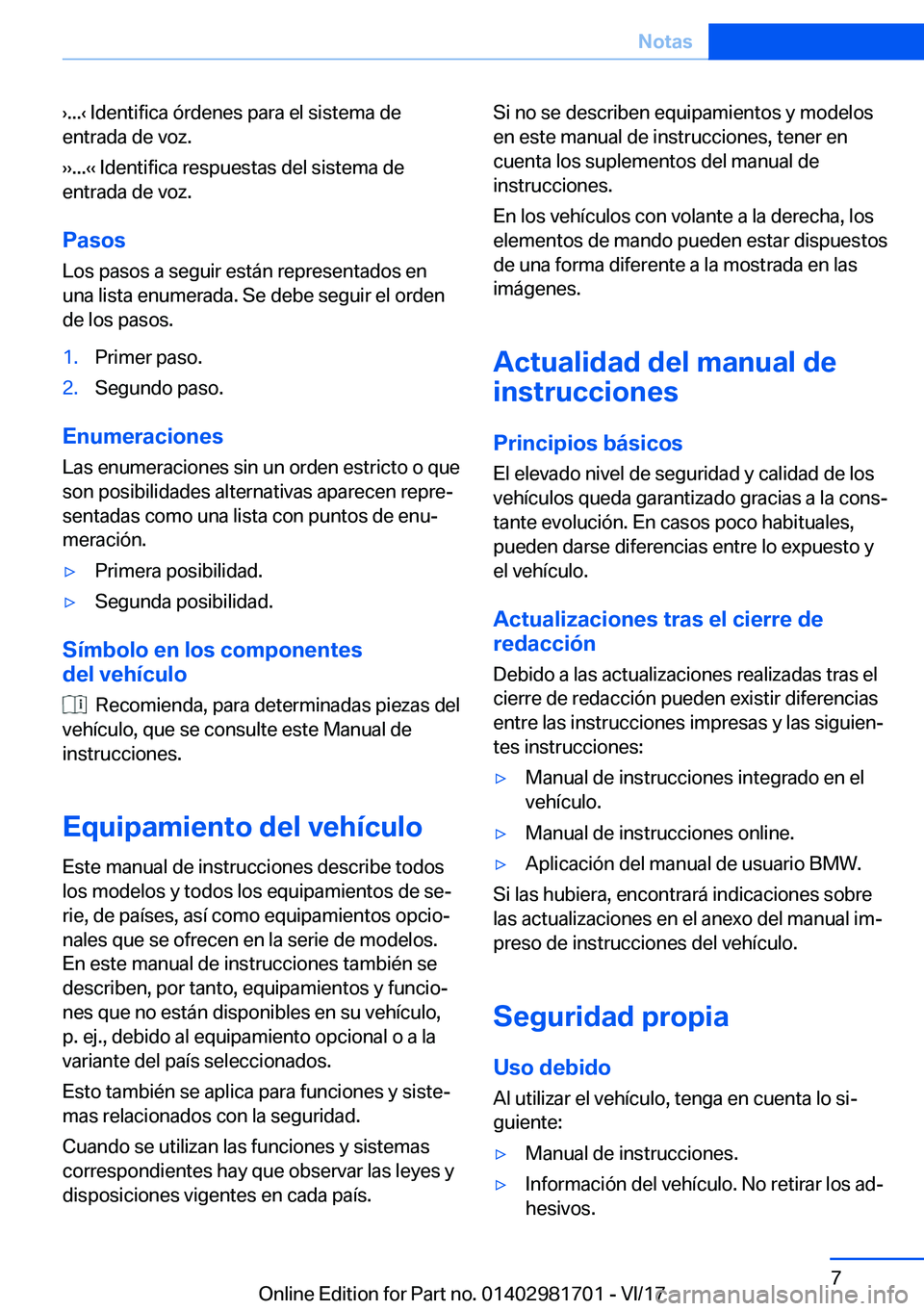 BMW M4 2018  Manuales de Empleo (in Spanish) 