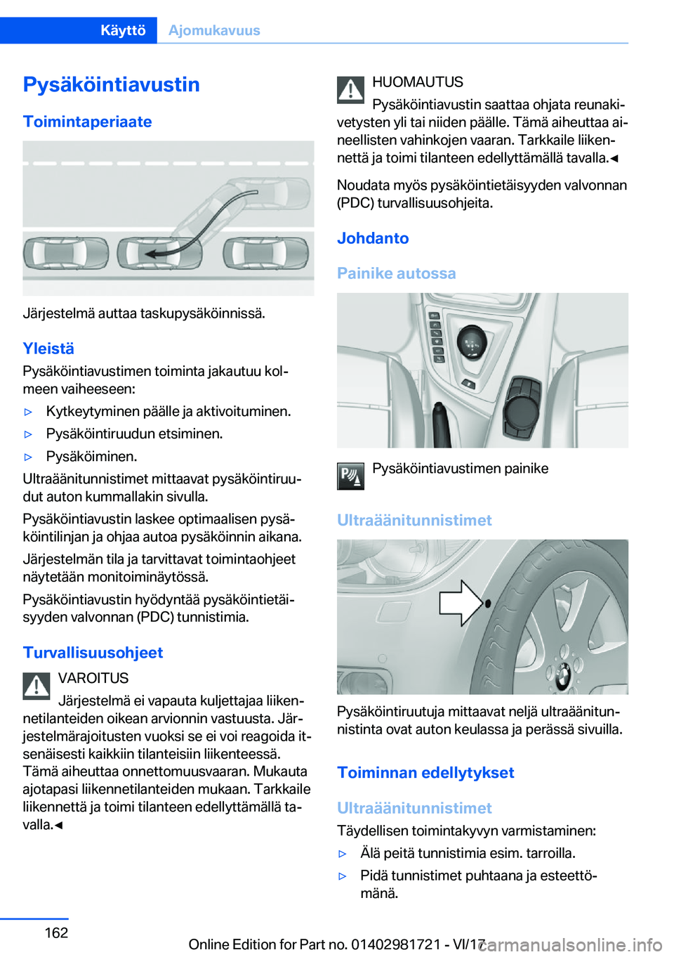 BMW M4 2018  Omistajan Käsikirja (in Finnish) �P�Z�s�