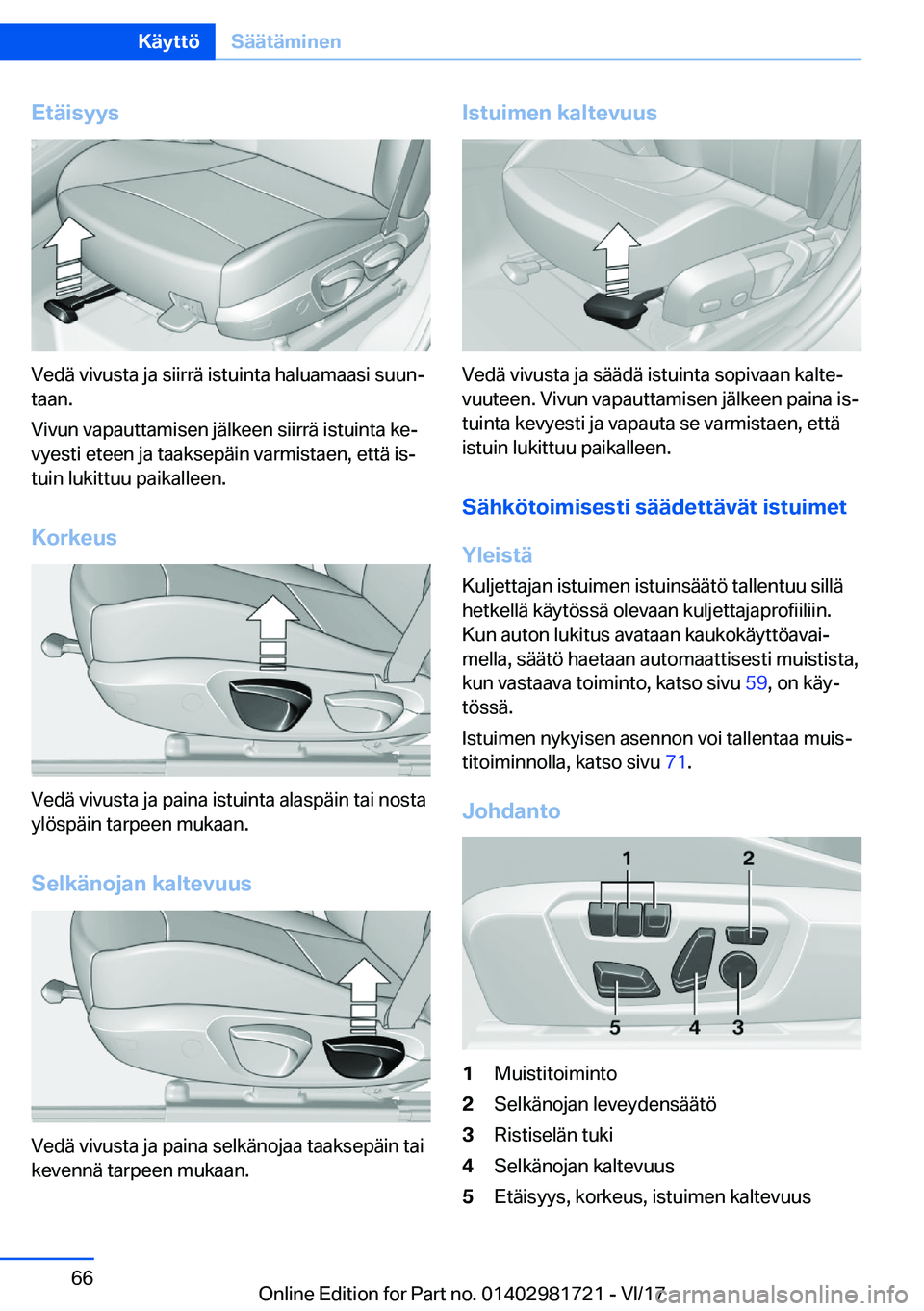 BMW M4 2018  Omistajan Käsikirja (in Finnish) �E�t�