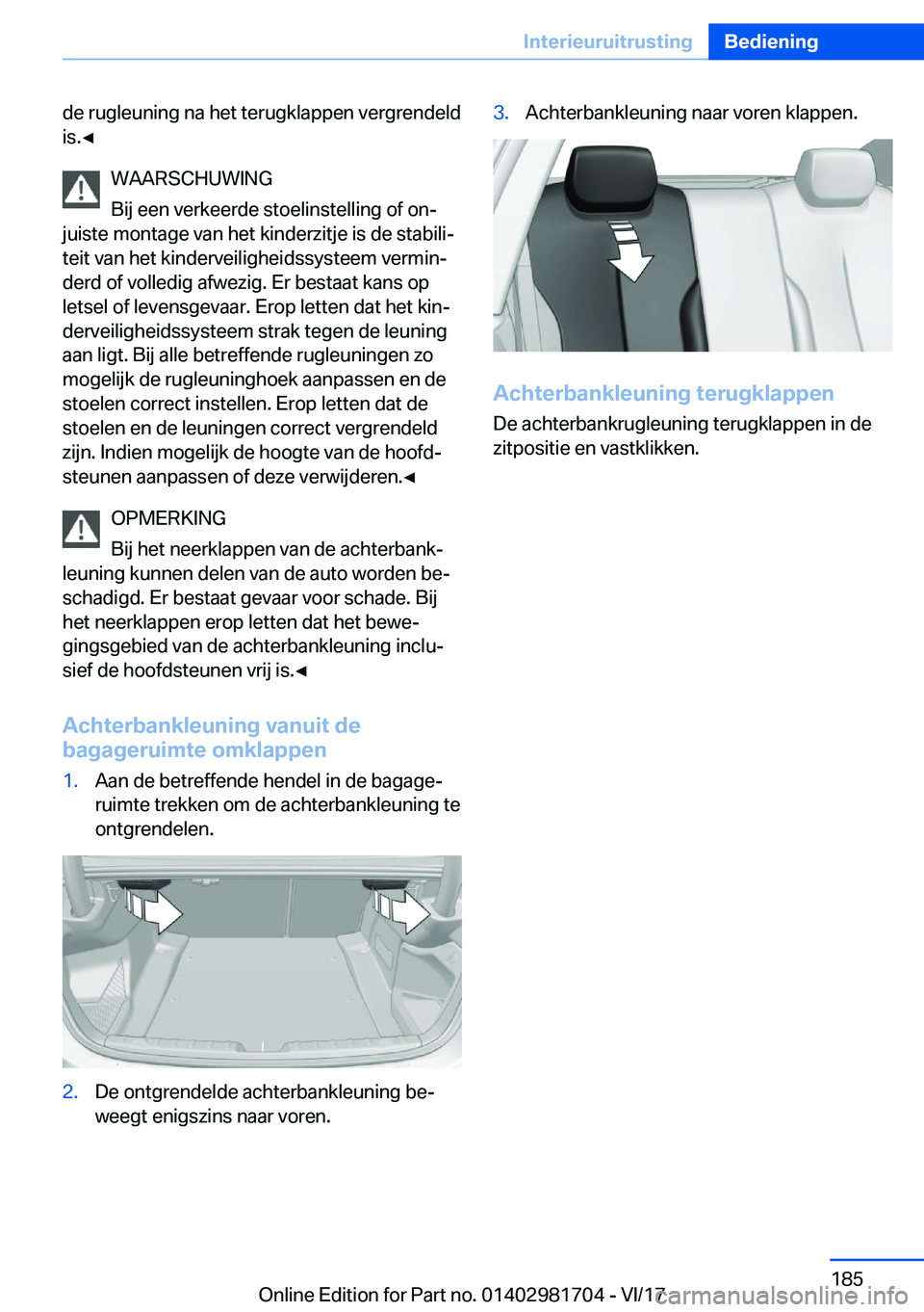 BMW M4 2018  Instructieboekjes (in Dutch) �d�e� �r�u�g�l�e�u�n�i�n�g� �n�a� �h�e�t� �t�e�r�u�g�k�l�a�p�p�e�n� �v�e�r�g�r�e�n�d�e�l�d�i�s�.'