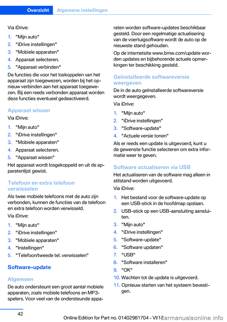 BMW M4 2018  Instructieboekjes (in Dutch) �V�i�a� �i�D�r�i�v�e�:�1�.�"�M�i�j�n� �a�u�t�o�"�2�.�"�i�D�r�i�v�e� �i�n�s�t�e�l�l�i�n�g�e�n�"�3�.�"�M�o�b�i�e�l�e� �a�p�p�a�r�a�t�e�n�"�4�.�A�p�p�a�r�a�a�t� �s�e�l�e�c�t�e�r�e
