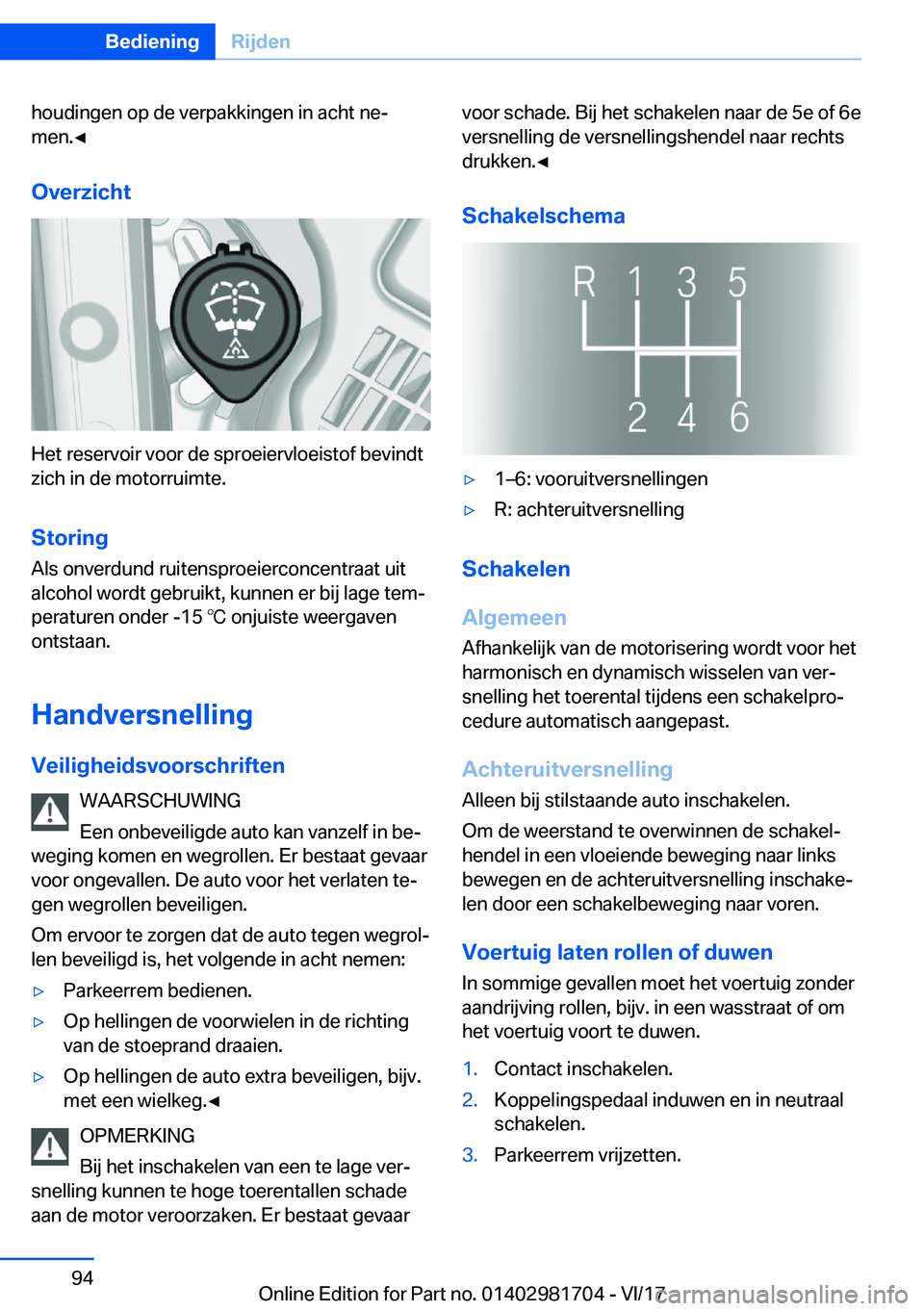 BMW M4 2018  Instructieboekjes (in Dutch) �h�o�u�d�i�n�g�e�n� �o�p� �d�e� �v�e�r�p�a�k�k�i�n�g�e�n� �i�n� �a�c�h�t� �n�ej
�m�e�n�.'