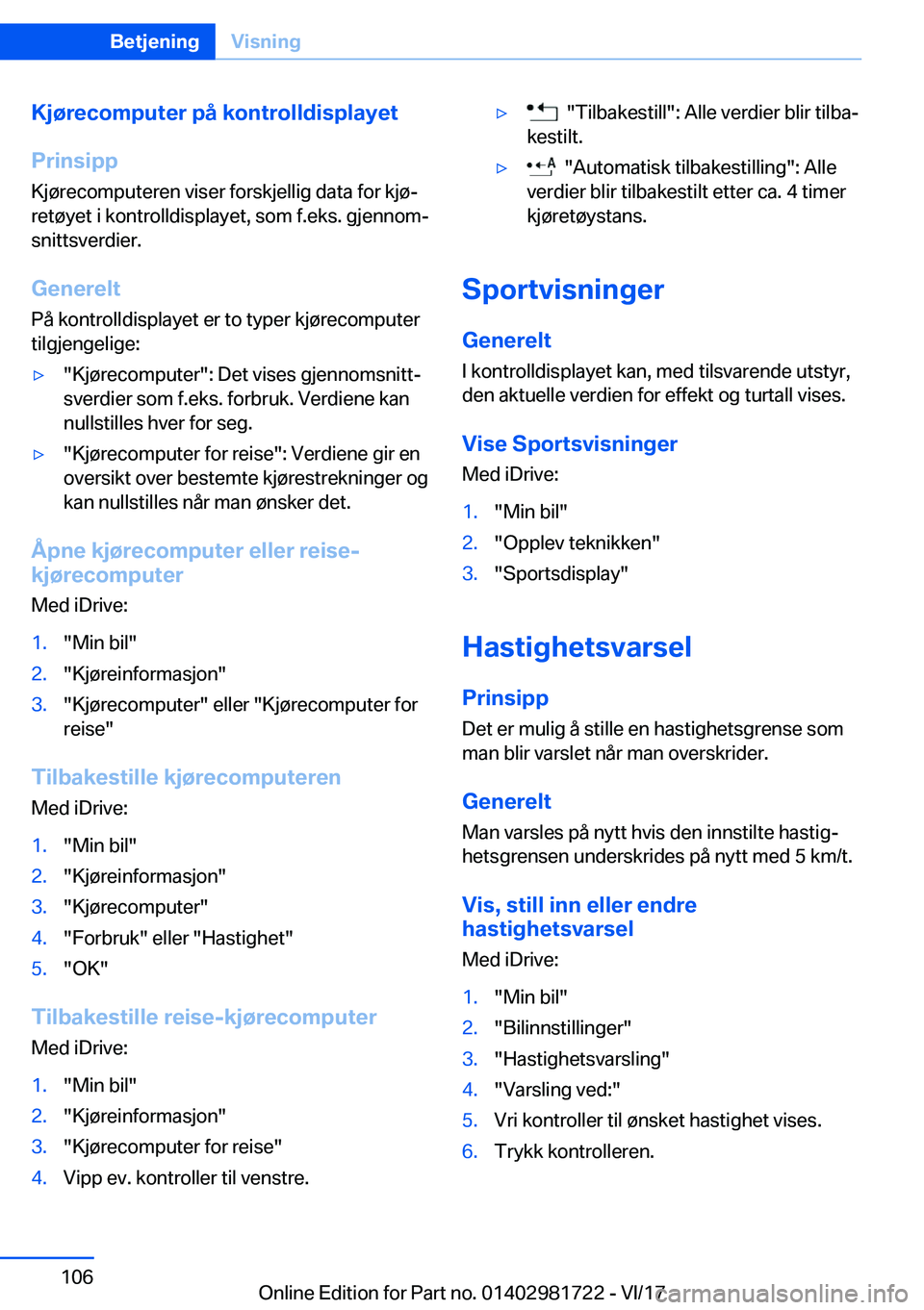 BMW M4 2018  InstruksjonsbØker (in Norwegian) �K�j�