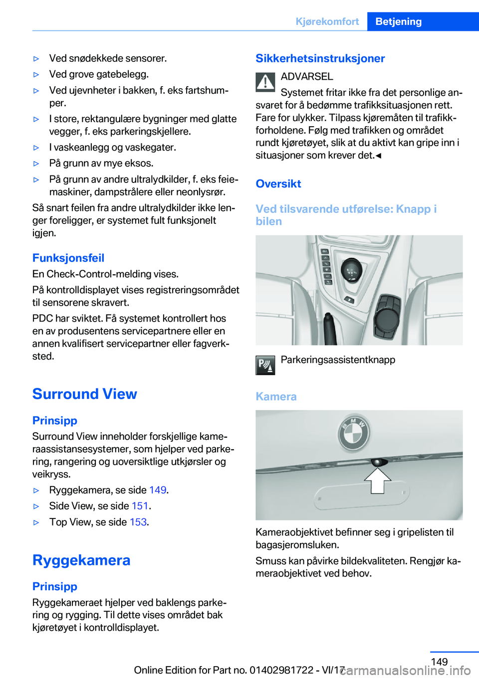 BMW M4 2018  InstruksjonsbØker (in Norwegian) 'y�V�e�d� �s�n�