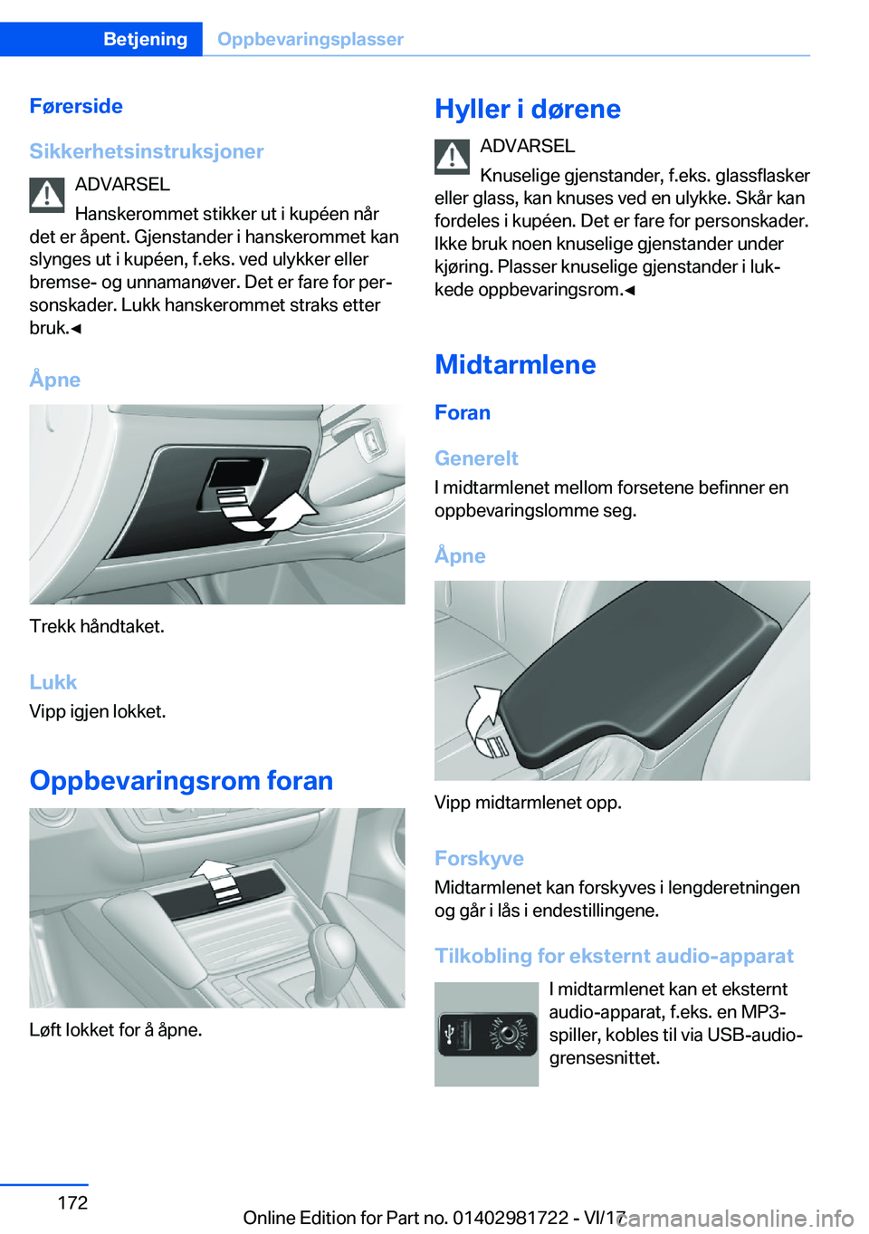 BMW M4 2018  InstruksjonsbØker (in Norwegian) �F�