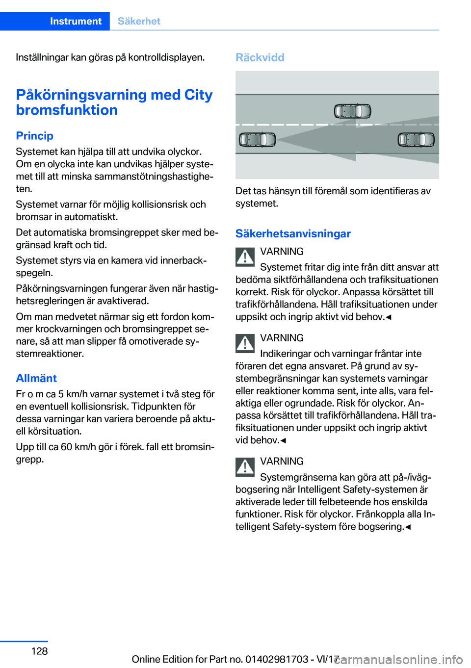 BMW M4 2018  InstruktionsbÖcker (in Swedish) �I�n�s�t�ä�l�l�n�i�n�g�a�r� �k�a�n� �g�