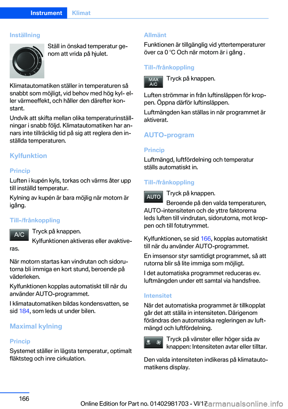 BMW M4 2018  InstruktionsbÖcker (in Swedish) �I�n�s�t�ä�l�l�n�i�n�g�S�t�ä�l�l� �i�n� �