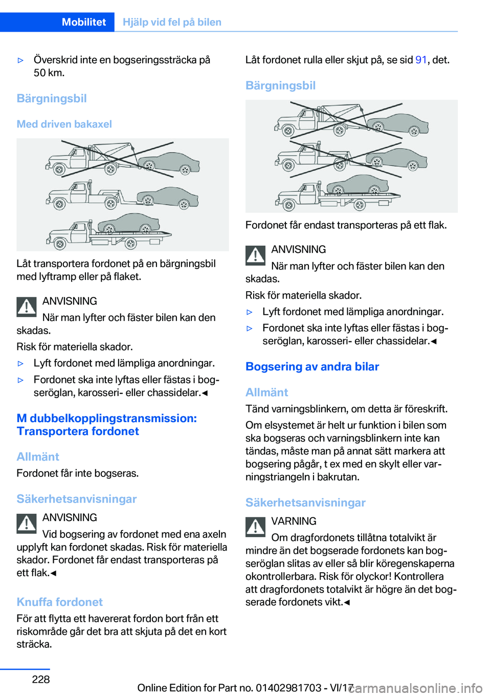 BMW M4 2018  InstruktionsbÖcker (in Swedish) 'y�