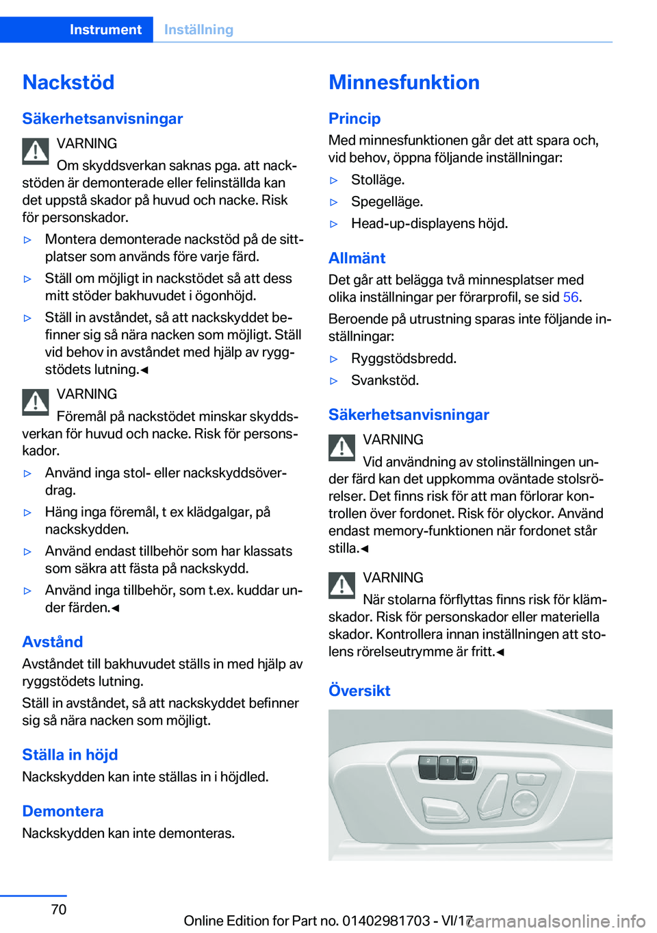BMW M4 2018  InstruktionsbÖcker (in Swedish) �N�a�c�k�s�t�