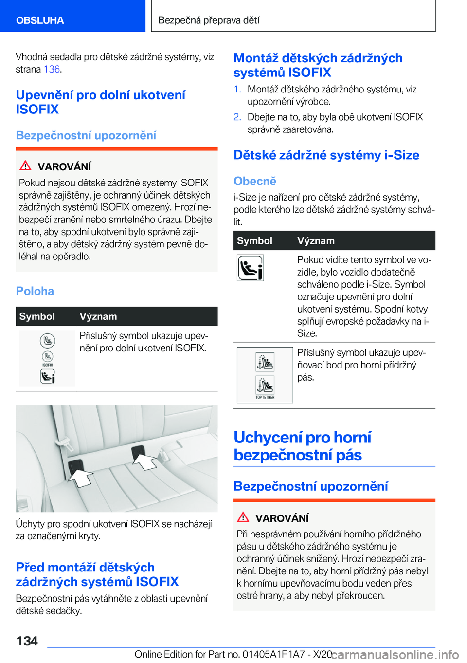 BMW M5 2021  Návod na použití (in Czech) �V�h�o�d�n�