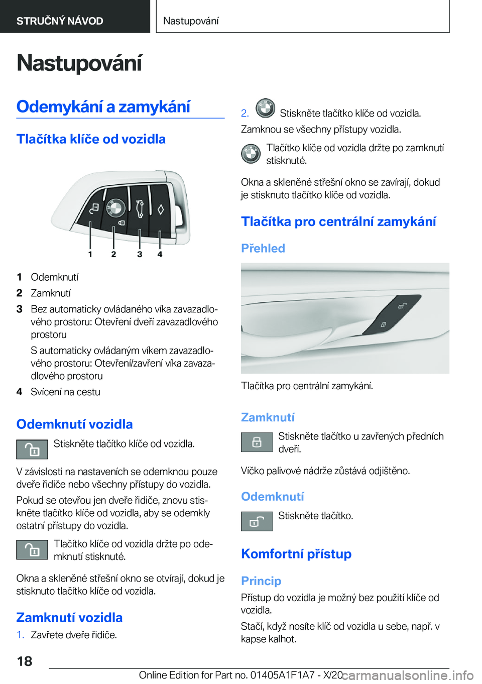 BMW M5 2021  Návod na použití (in Czech) �N�a�s�t�u�p�o�v�