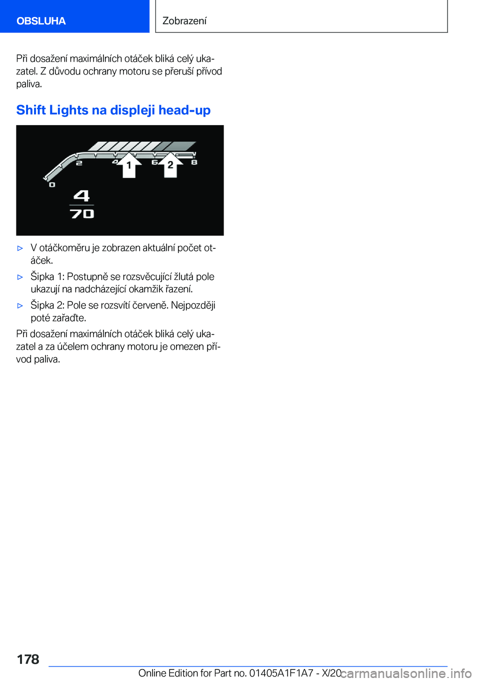 BMW M5 2021  Návod na použití (in Czech) �P�i��d�o�s�a�e�n�