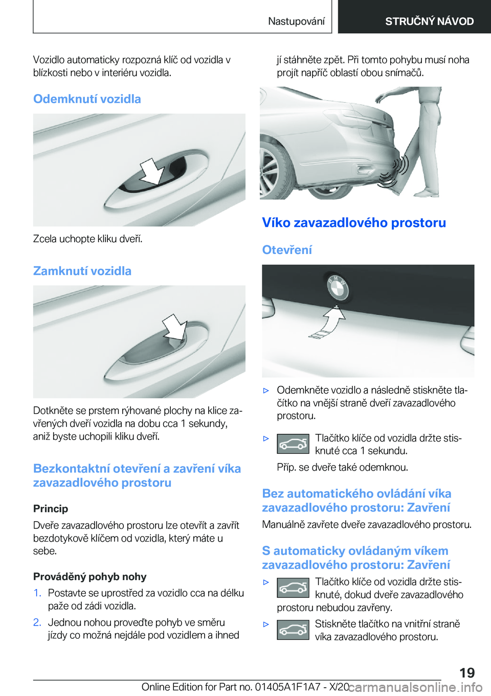 BMW M5 2021  Návod na použití (in Czech) �V�o�z�i�d�l�o��a�u�t�o�m�a�t�i�c�k�y��r�o�z�p�o�z�n�