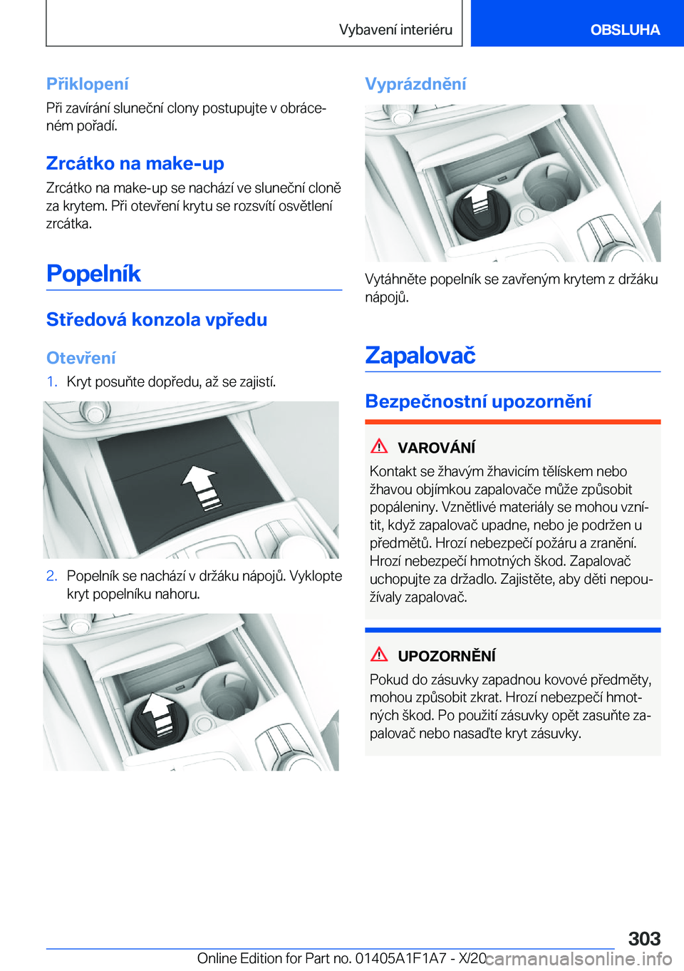 BMW M5 2021  Návod na použití (in Czech) �P�i�k�l�o�p�e�n�