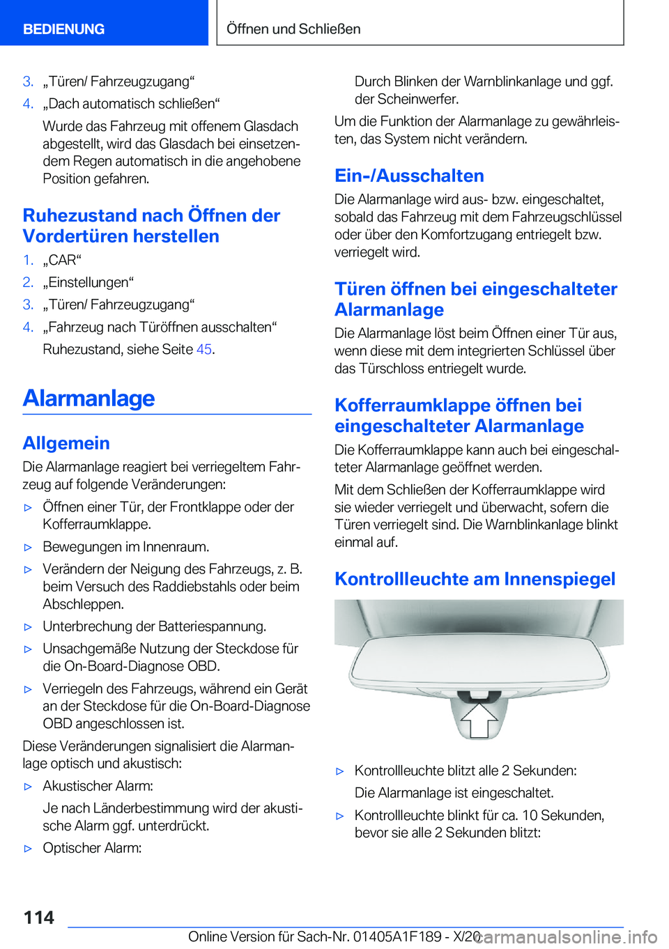 BMW M5 2021  Betriebsanleitungen (in German) �3�.x�T�