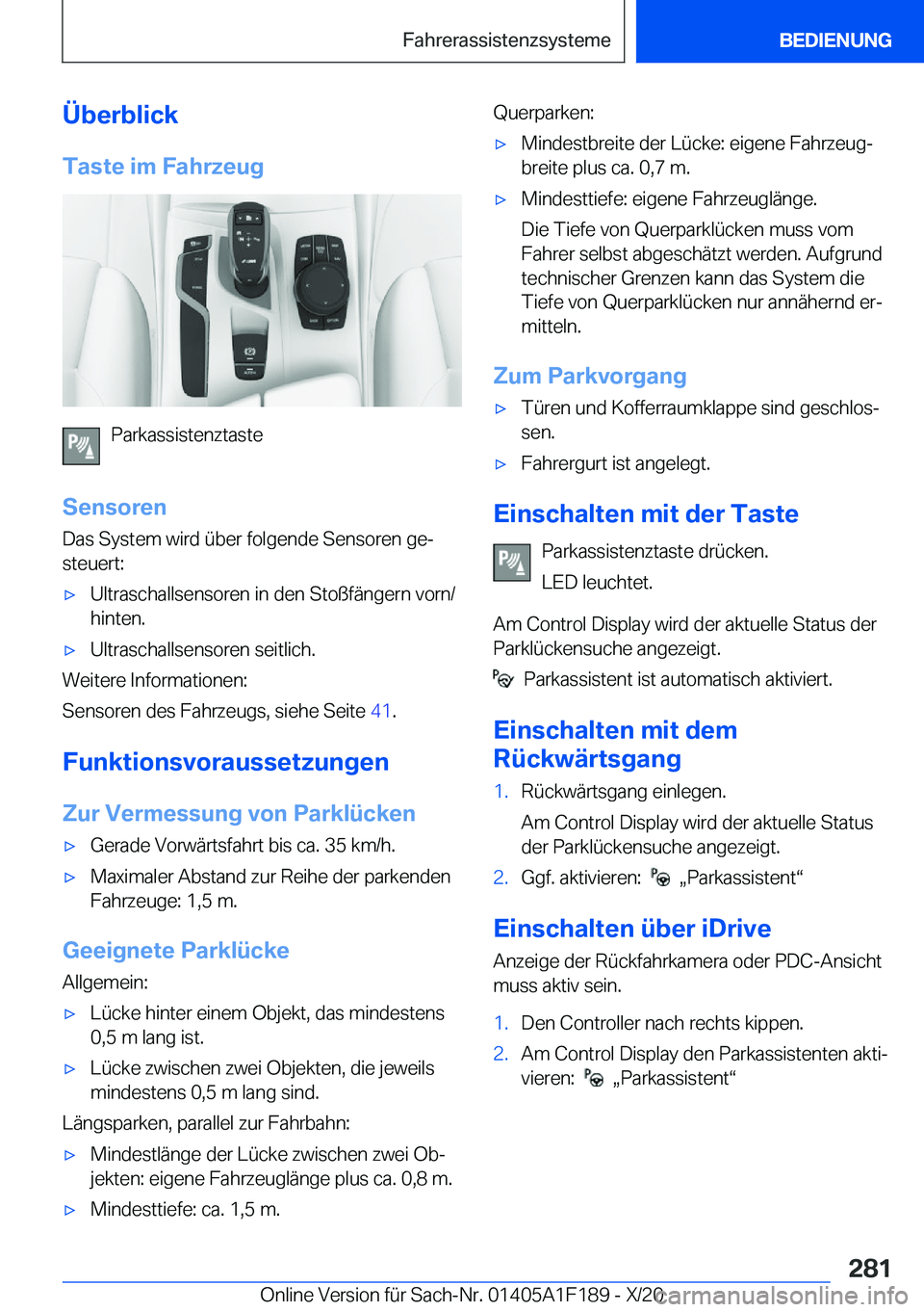 BMW M5 2021  Betriebsanleitungen (in German) �