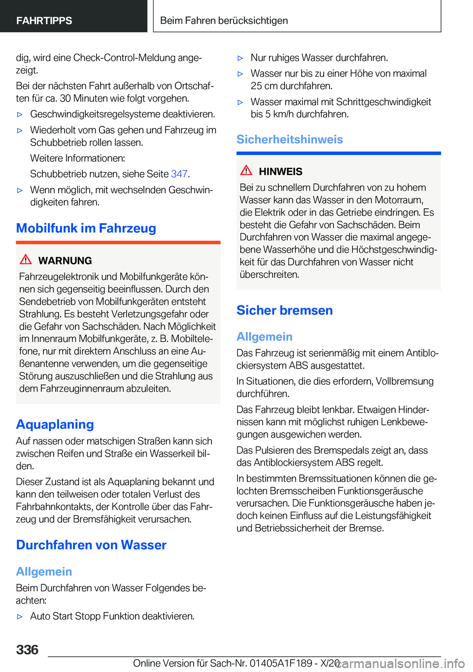 BMW M5 2021  Betriebsanleitungen (in German) �d�i�g�,��w�i�r�d��e�i�n�e��C�h�e�c�k�-�C�o�n�t�r�o�l�-�M�e�l�d�u�n�g��a�n�g�ej�z�e�i�g�t�.
�B�e�i��d�e�r��n�