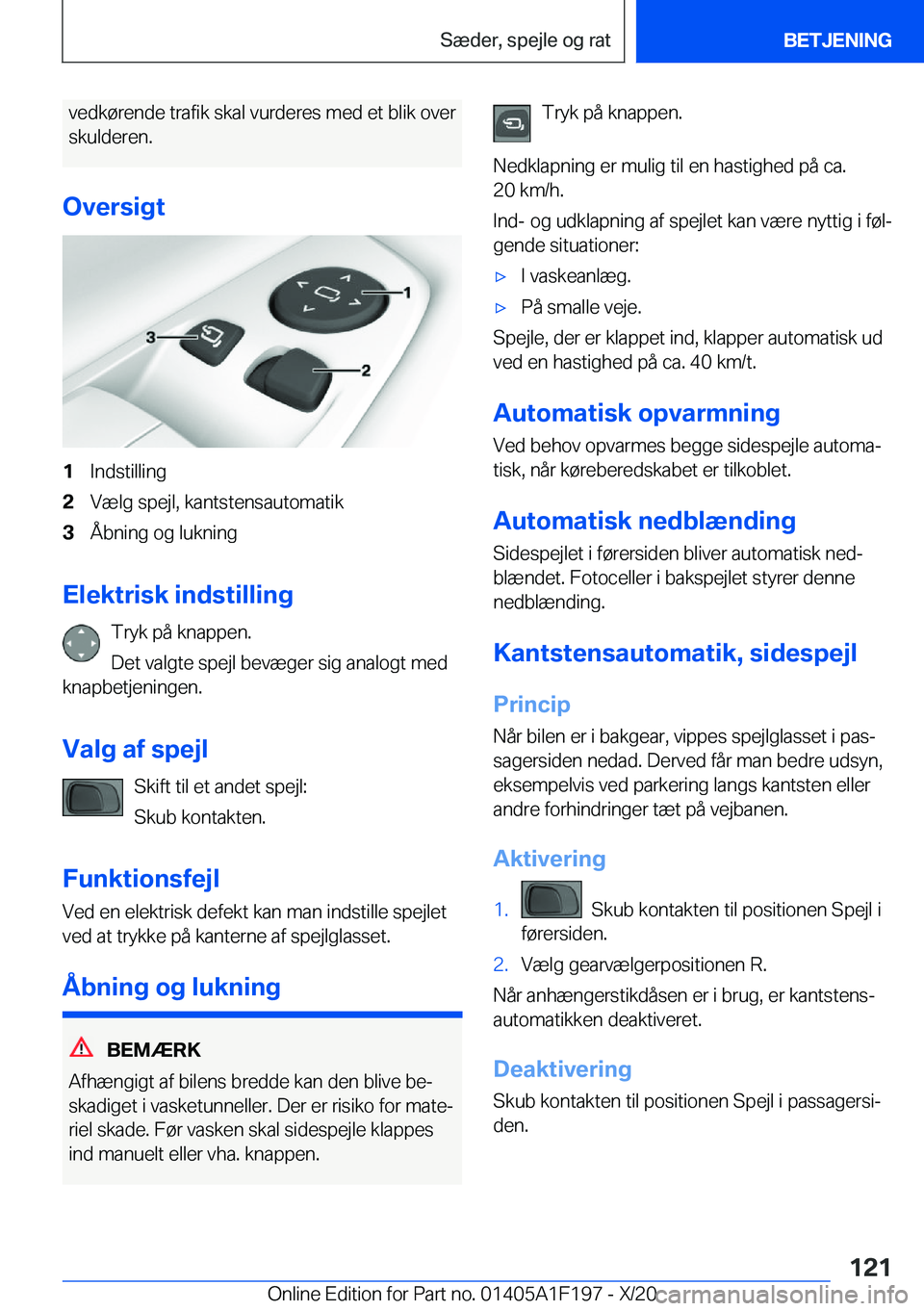 BMW M5 2021  InstruktionsbØger (in Danish) �v�e�d�k�