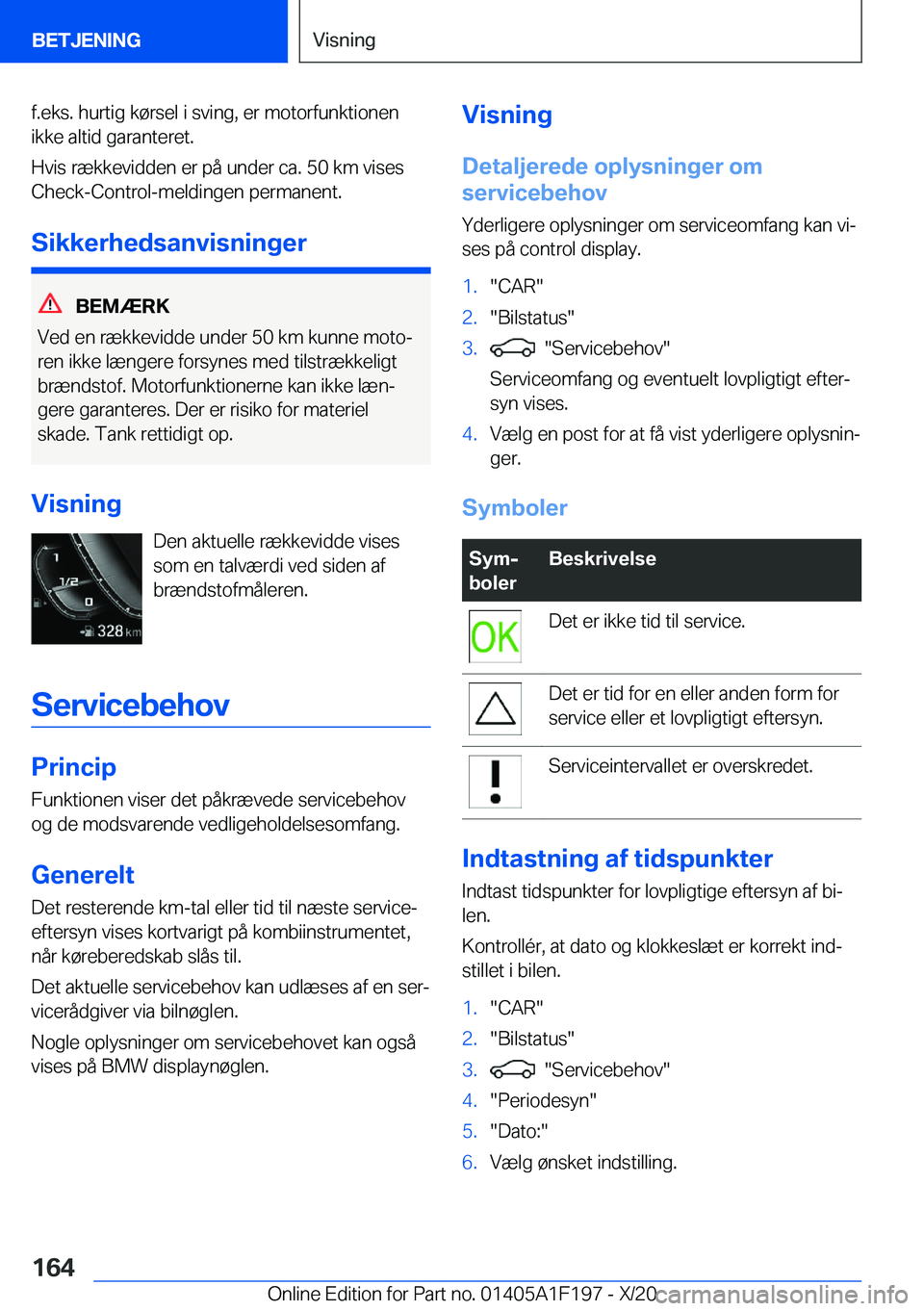 BMW M5 2021  InstruktionsbØger (in Danish) �f�.�e�k�s�.��h�u�r�t�i�g��k�