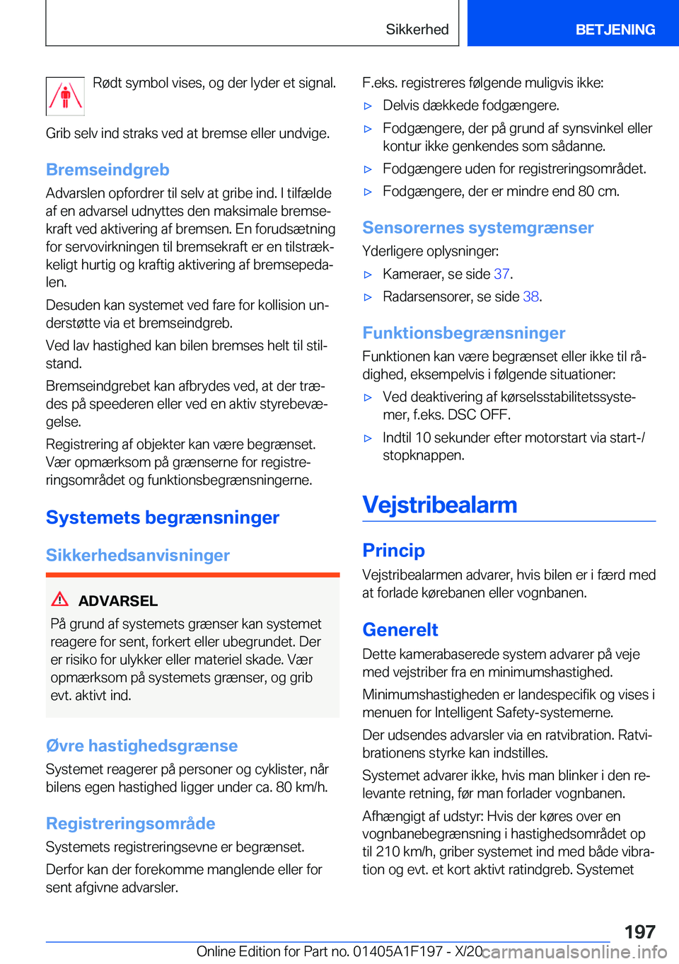 BMW M5 2021  InstruktionsbØger (in Danish) �R�