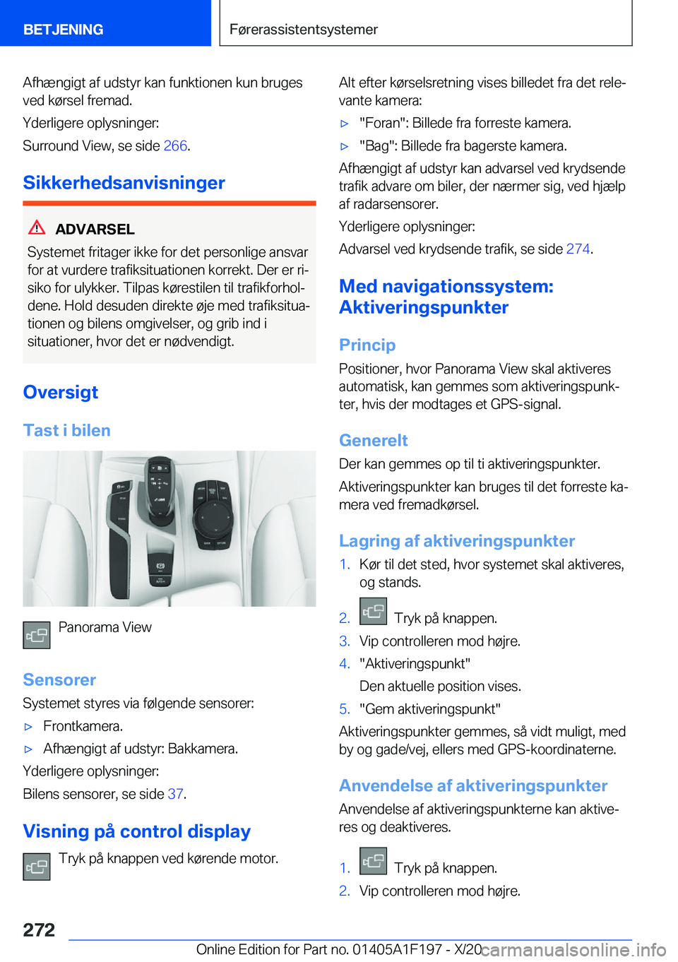BMW M5 2021  InstruktionsbØger (in Danish) �A�f�h�æ�n�g�i�g�t��a�f��u�d�s�t�y�r��k�a�n��f�u�n�k�t�i�o�n�e�n��k�u�n��b�r�u�g�e�s�v�e�d��k�