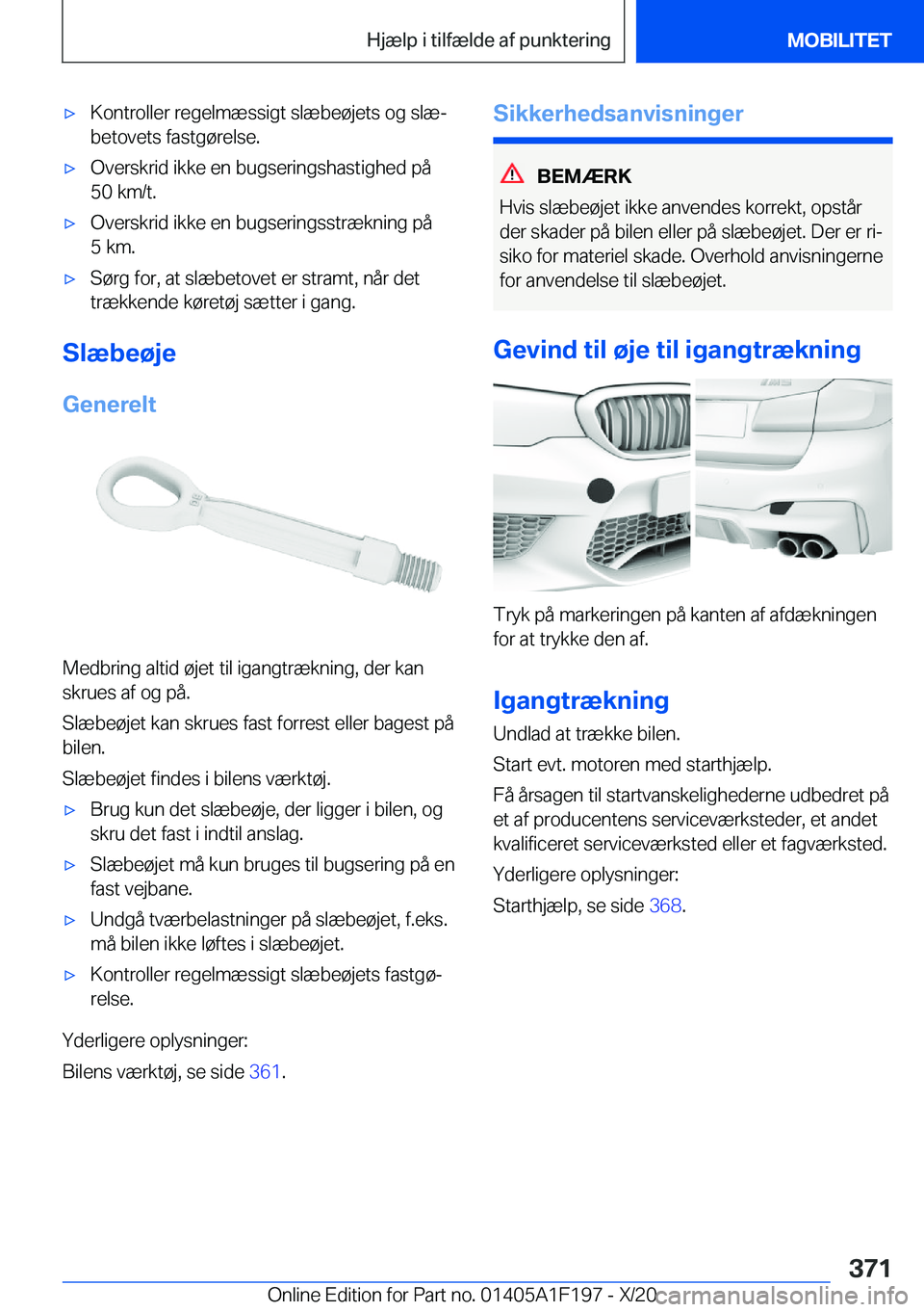 BMW M5 2021  InstruktionsbØger (in Danish) 'x�K�o�n�t�r�o�l�l�e�r��r�e�g�e�l�m�æ�s�s�i�g�t��s�l�æ�b�e�