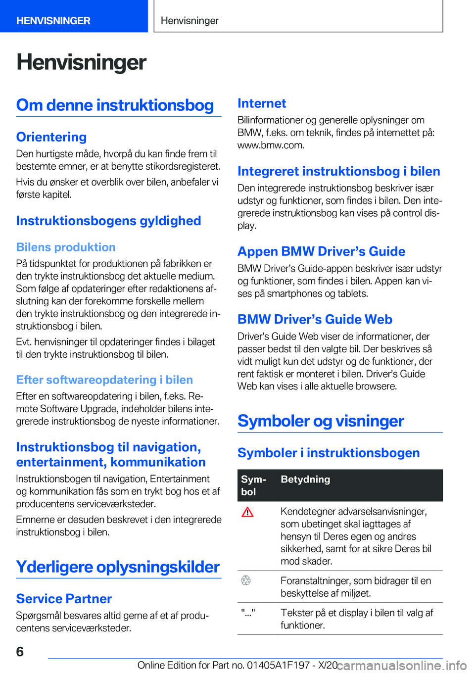 BMW M5 2021  InstruktionsbØger (in Danish) �H�e�n�v�i�s�n�i�n�g�e�r�O�m��d�e�n�n�e��i�n�s�t�r�u�k�t�i�o�n�s�b�o�g
�O�r�i�e�n�t�e�r�i�n�g�D�e�n��h�u�r�t�i�g�s�t�e��m�å�d�e�,��h�v�o�r�p�å��d�u��k�a�n��f�i�n�d�e��f�r�e�m��t�i�l
�b�e�s