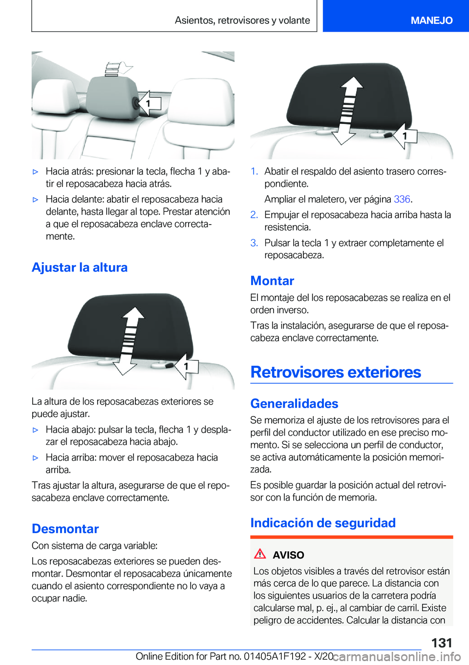 BMW M5 2021  Manuales de Empleo (in Spanish) x�H�a�c�i�a��a�t�r�