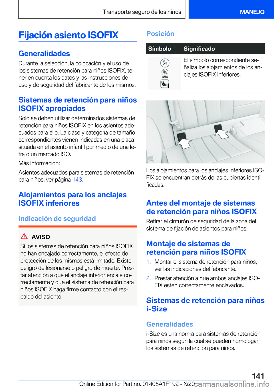 BMW M5 2021  Manuales de Empleo (in Spanish) �F�i�j�a�c�i�