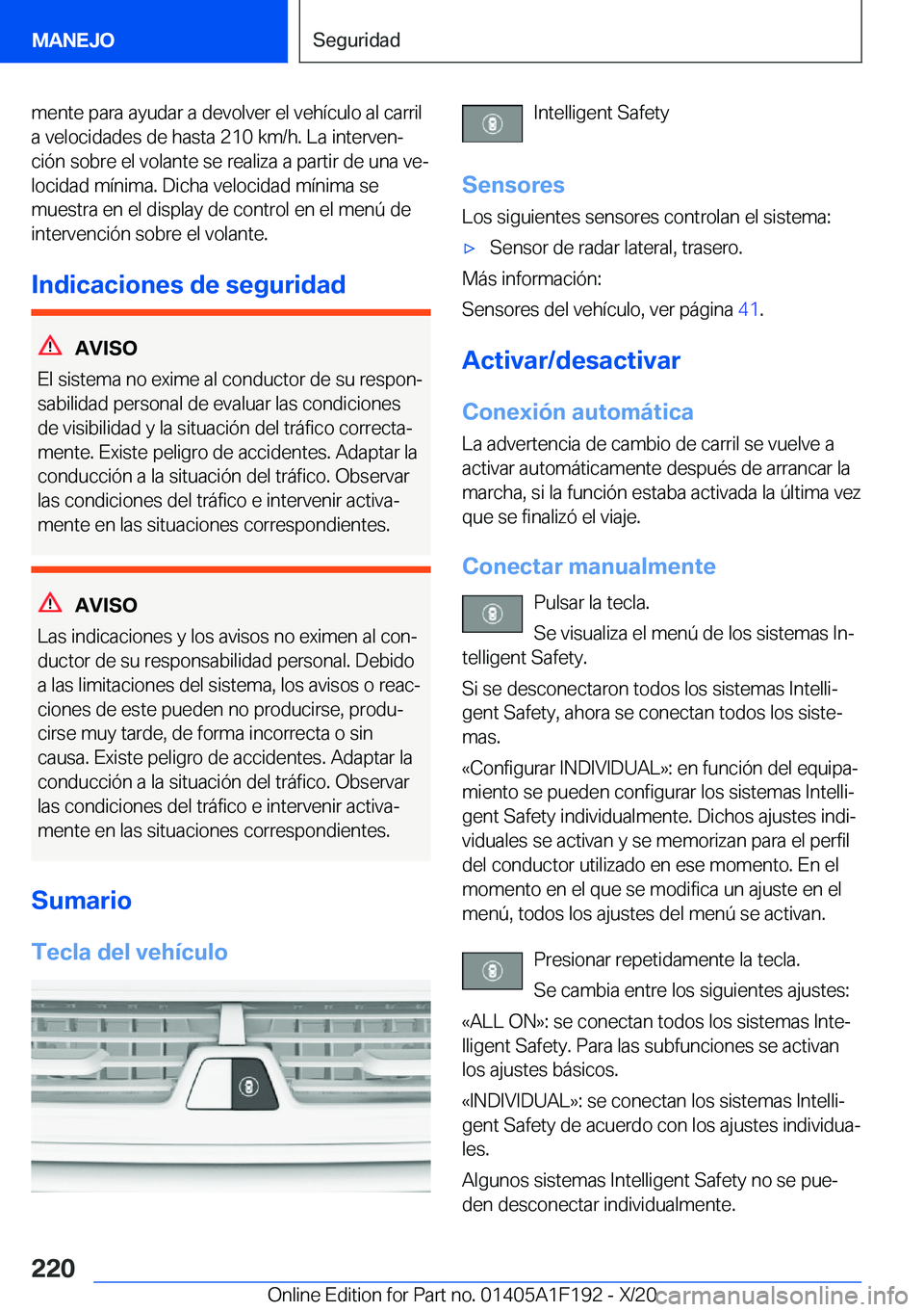 BMW M5 2021  Manuales de Empleo (in Spanish) �m�e�n�t�e��p�a�r�a��a�y�u�d�a�r��a��d�e�v�o�l�v�e�r��e�l��v�e�h�