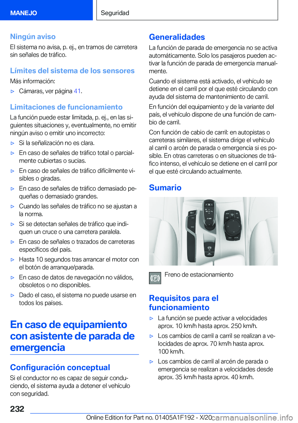 BMW M5 2021  Manuales de Empleo (in Spanish) �N�i�n�g�