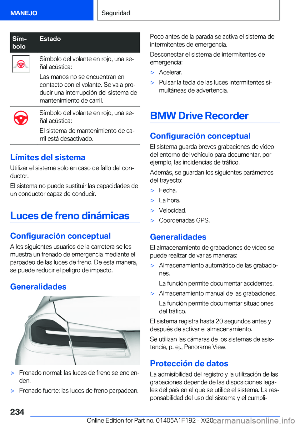 BMW M5 2021  Manuales de Empleo (in Spanish) �S�