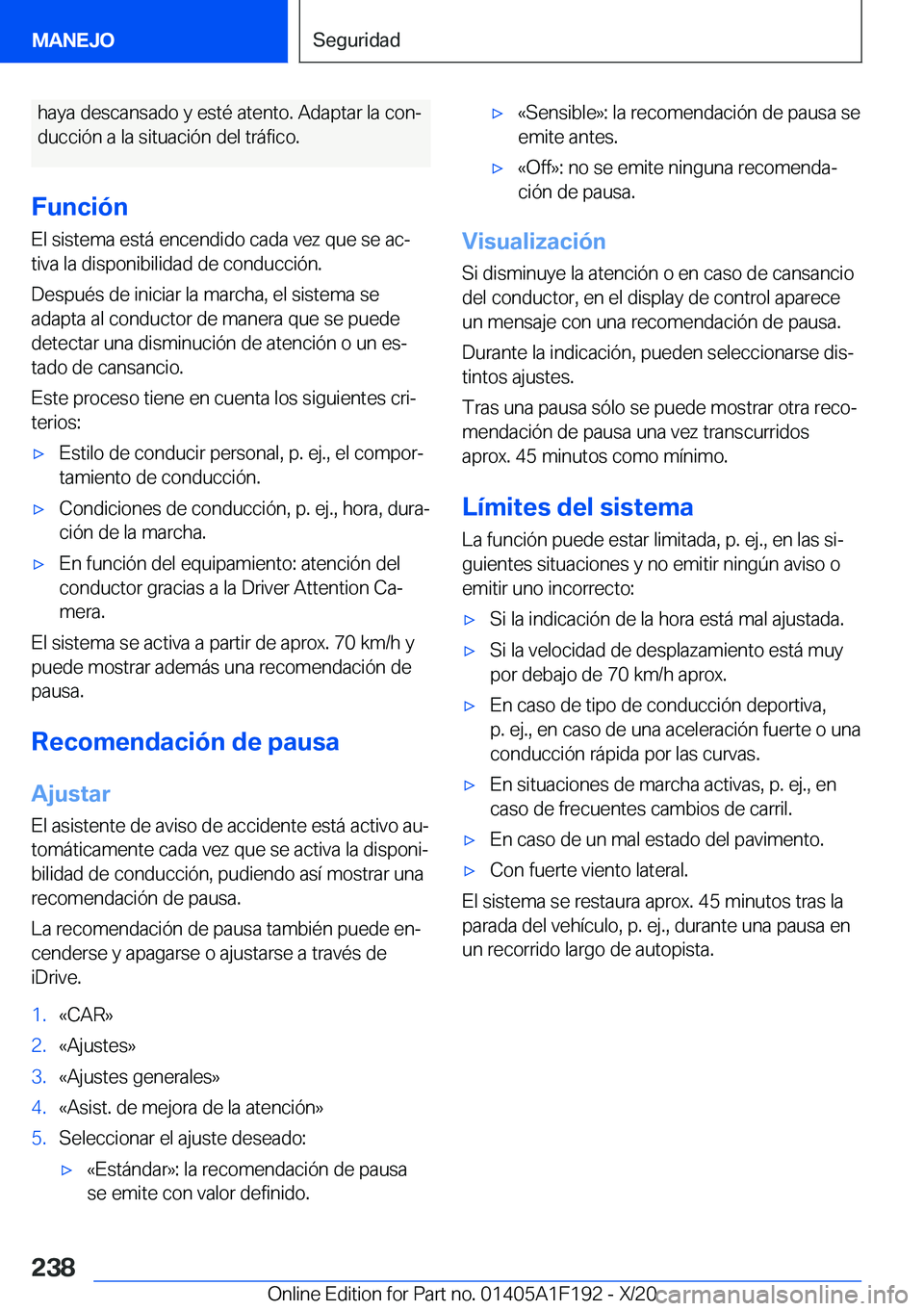 BMW M5 2021  Manuales de Empleo (in Spanish) �h�a�y�a��d�e�s�c�a�n�s�a�d�o��y��e�s�t�
