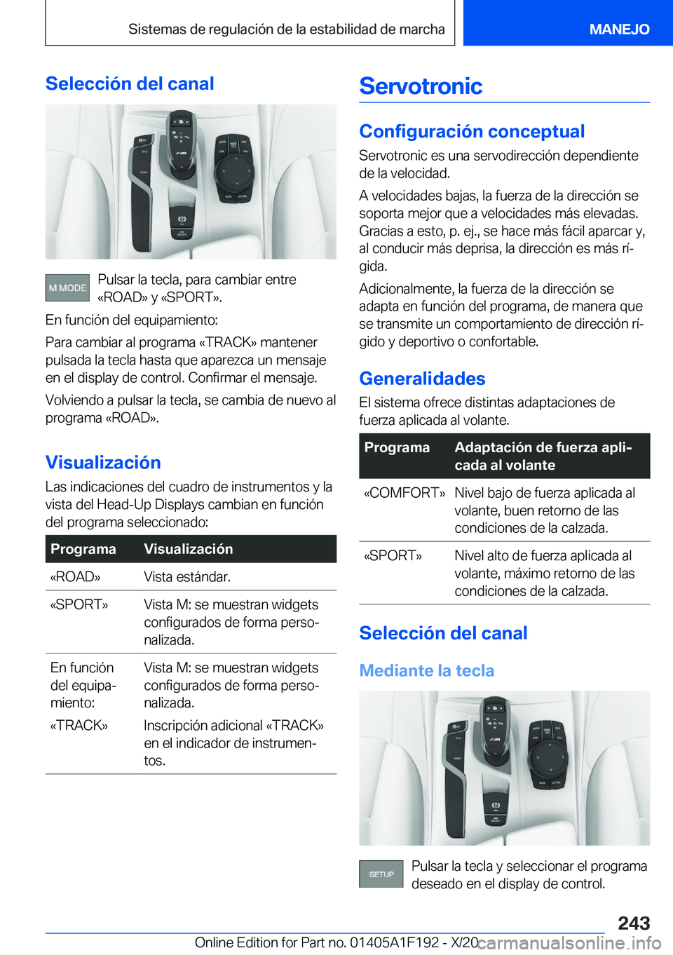 BMW M5 2021  Manuales de Empleo (in Spanish) �S�e�l�e�c�c�i�