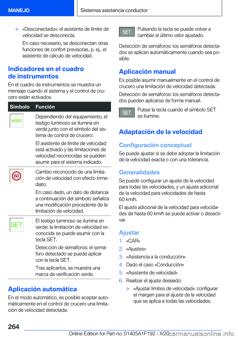 BMW M5 2021  Manuales de Empleo (in Spanish) x�«�D�e�s�c�o�n�e�c�t�a�d�o�{�:��e�l��a�s�i�s�t�e�n�t�e��d�e��l�