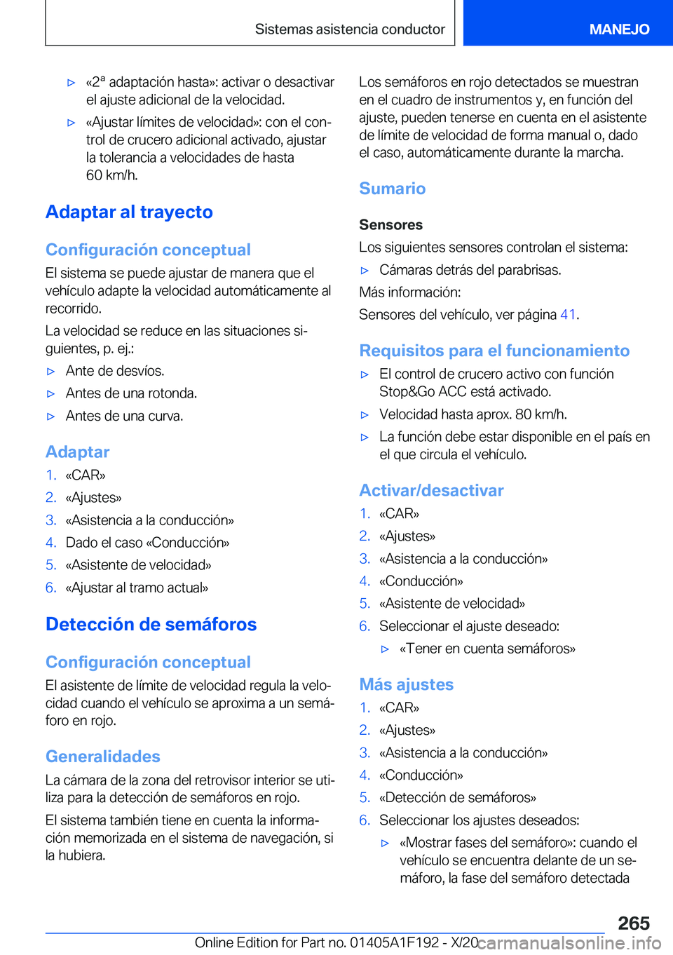 BMW M5 2021  Manuales de Empleo (in Spanish) x�«�2�ª��a�d�a�p�t�a�c�i�
