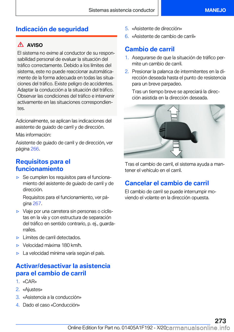 BMW M5 2021  Manuales de Empleo (in Spanish) �I�n�d�i�c�a�c�i�