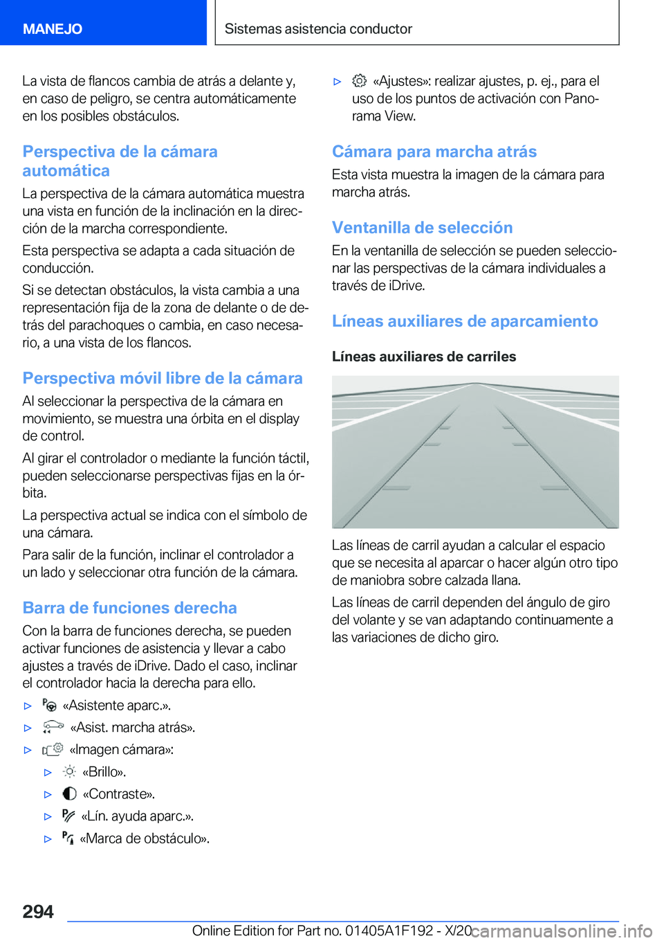 BMW M5 2021  Manuales de Empleo (in Spanish) �L�a��v�i�s�t�a��d�e��f�l�a�n�c�o�s��c�a�m�b�i�a��d�e��a�t�r�