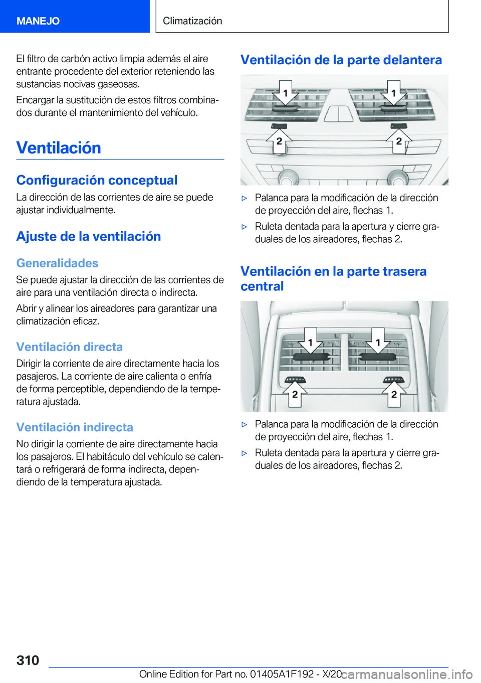 BMW M5 2021  Manuales de Empleo (in Spanish) �E�l��f�i�l�t�r�o��d�e��c�a�r�b�
