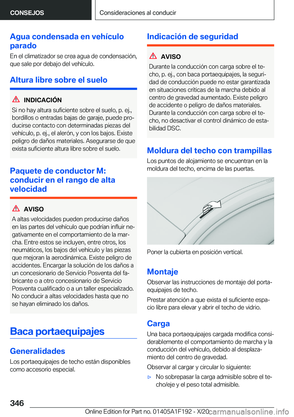 BMW M5 2021  Manuales de Empleo (in Spanish) �A�g�u�a��c�o�n�d�e�n�s�a�d�a��e�n��v�e�h�