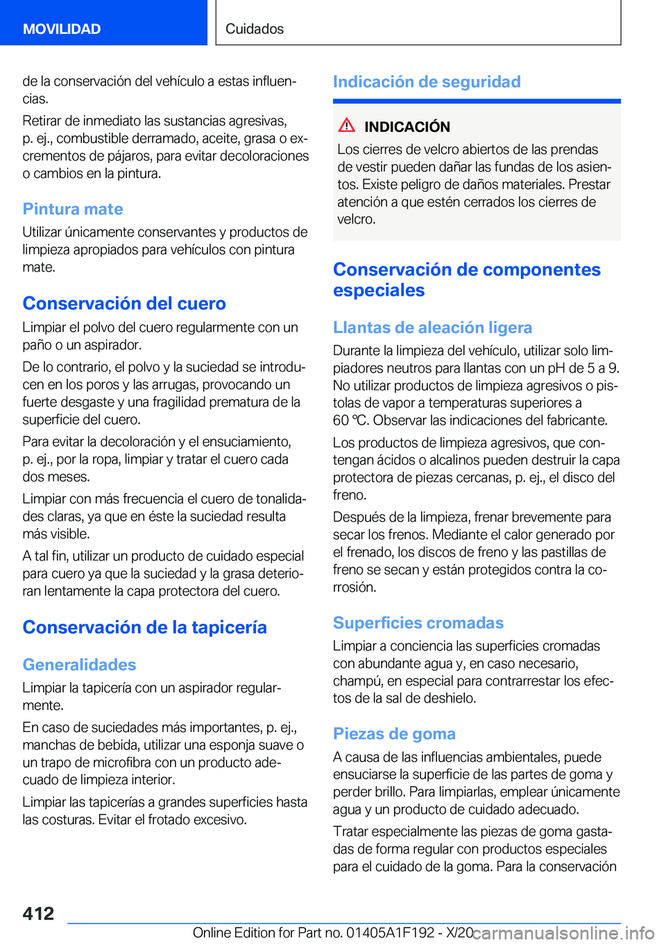 BMW M5 2021  Manuales de Empleo (in Spanish) �d�e��l�a��c�o�n�s�e�r�v�a�c�i�