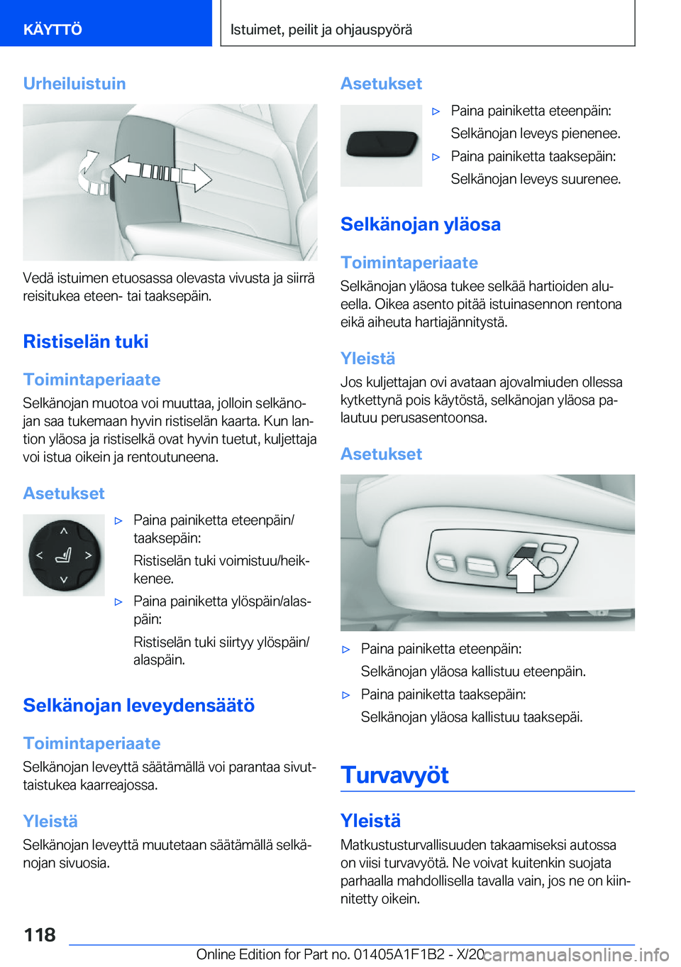 BMW M5 2021  Omistajan Käsikirja (in Finnish) �U�r�h�e�i�l�u�i�s�t�u�i�n
�V�e�d�