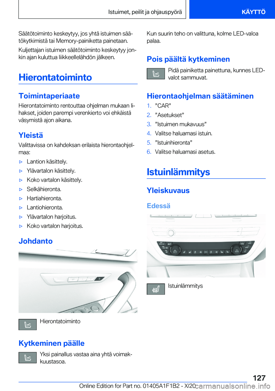 BMW M5 2021  Omistajan Käsikirja (in Finnish) �S�