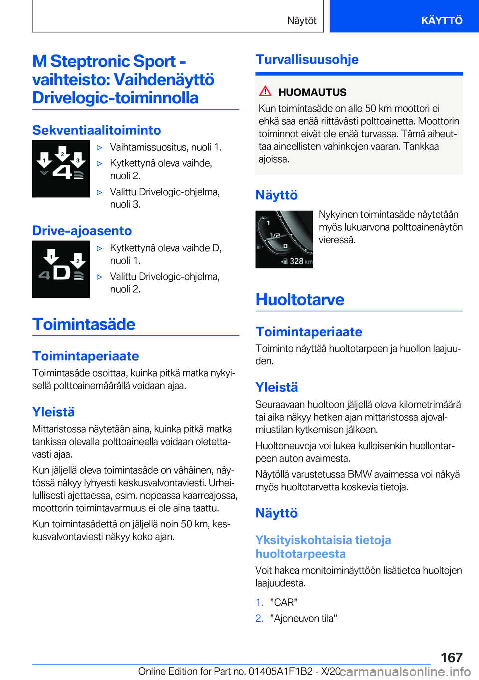 BMW M5 2021  Omistajan Käsikirja (in Finnish) �M��S�t�e�p�t�r�o�n�i�c��S�p�o�r�t��-�v�a�i�h�t�e�i�s�t�o�:��V�a�i�h�d�e�n�