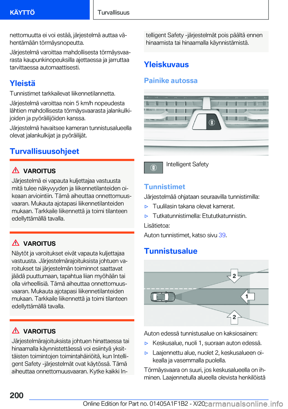 BMW M5 2021  Omistajan Käsikirja (in Finnish) �n�e�t�t�o�m�u�u�t�t�a��e�i��v�o�i��e�s�t�