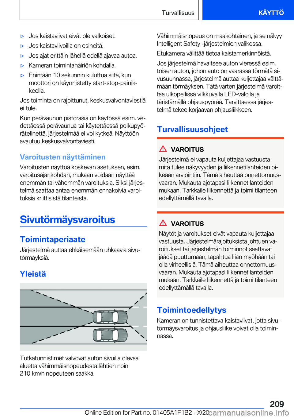BMW M5 2021  Omistajan Käsikirja (in Finnish) 'x�J�o�s��k�a�i�s�t�a�v�i�i�v�a�t��e�i�v�
