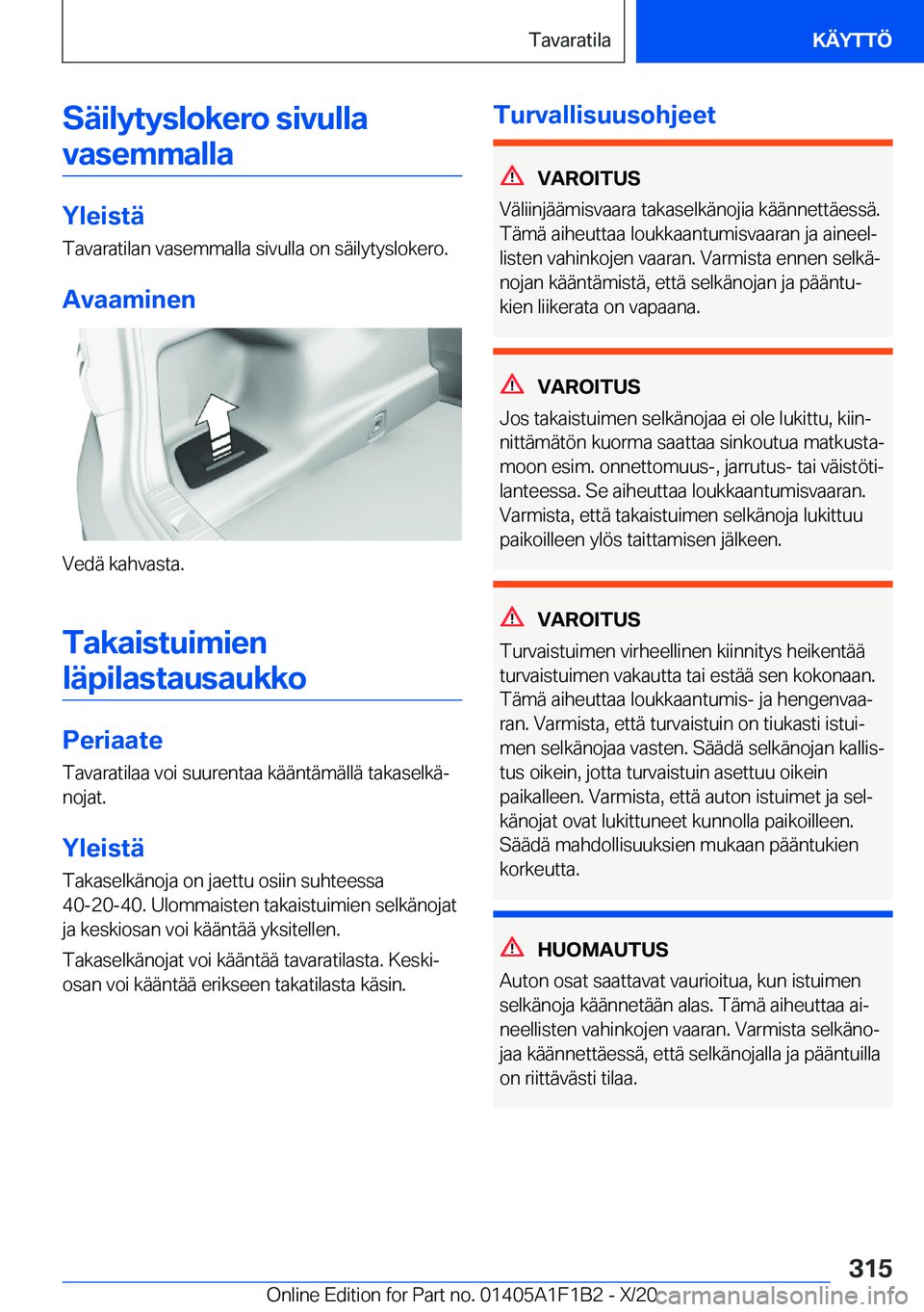 BMW M5 2021  Omistajan Käsikirja (in Finnish) �S�