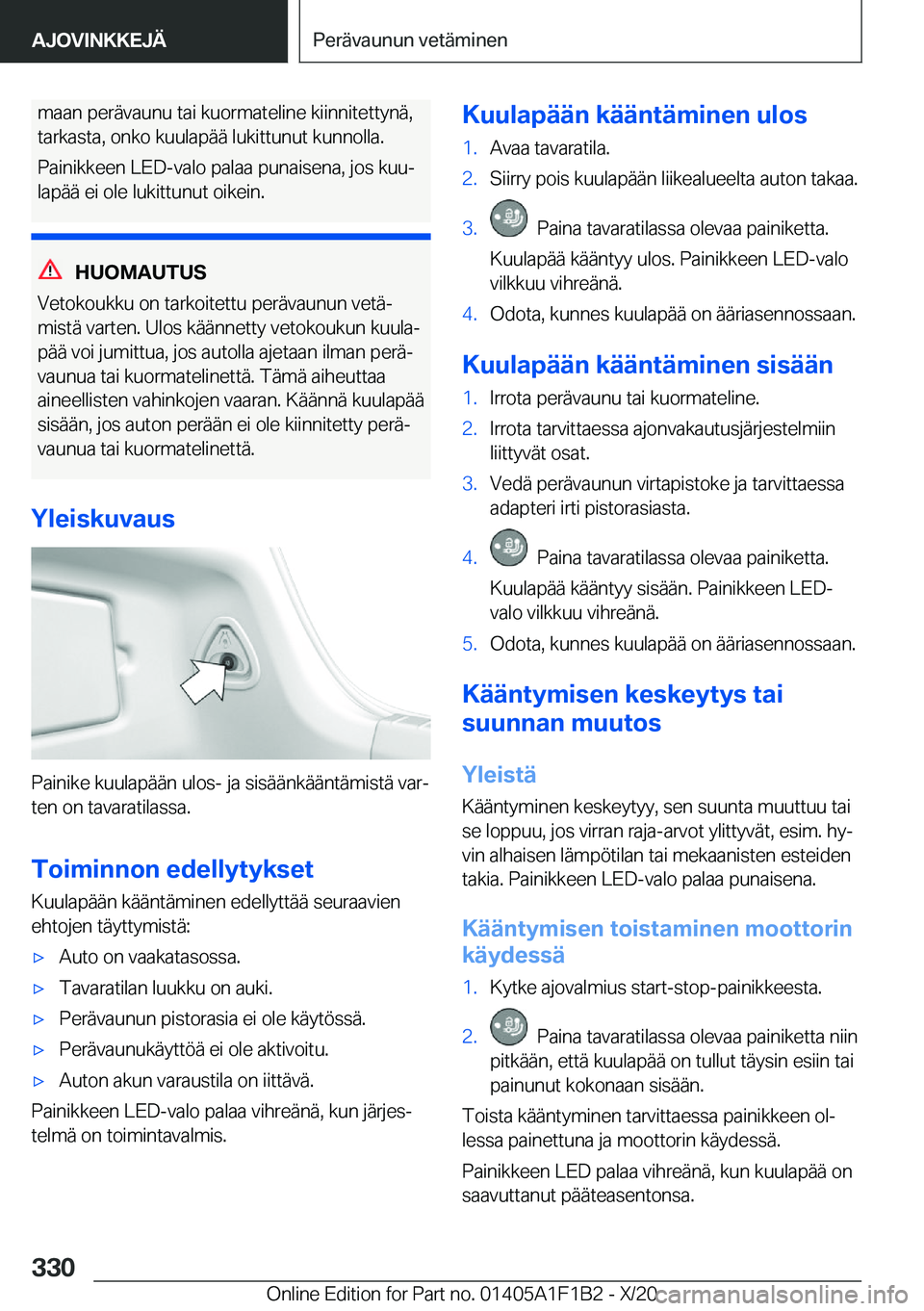 BMW M5 2021  Omistajan Käsikirja (in Finnish) �m�a�a�n��p�e�r�