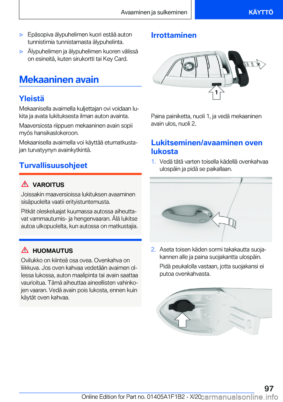 BMW M5 2021  Omistajan Käsikirja (in Finnish) 'x�E�p�
